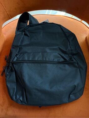 Classic Black Backpack - Unbranded